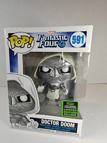 Funko Pop! Marvel Fantastic Four Doctor Doom #591 2020 ECCC Shared Exclusive