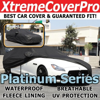 2016 2017 MASERATI QUATTROPORTE WATERPROOF CAR COVER W/MIRROR POCKET -BLACK