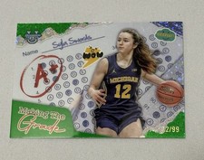2024-25 Bowman's Best U Making the Grade Green Diamond Syla Swords /99 Michigan