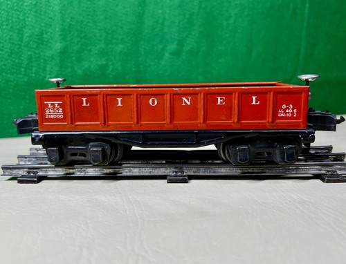 Góndola naranja vintage Lionel de preguerra 2652 BONITA O calibre usada | Zustand: Used
