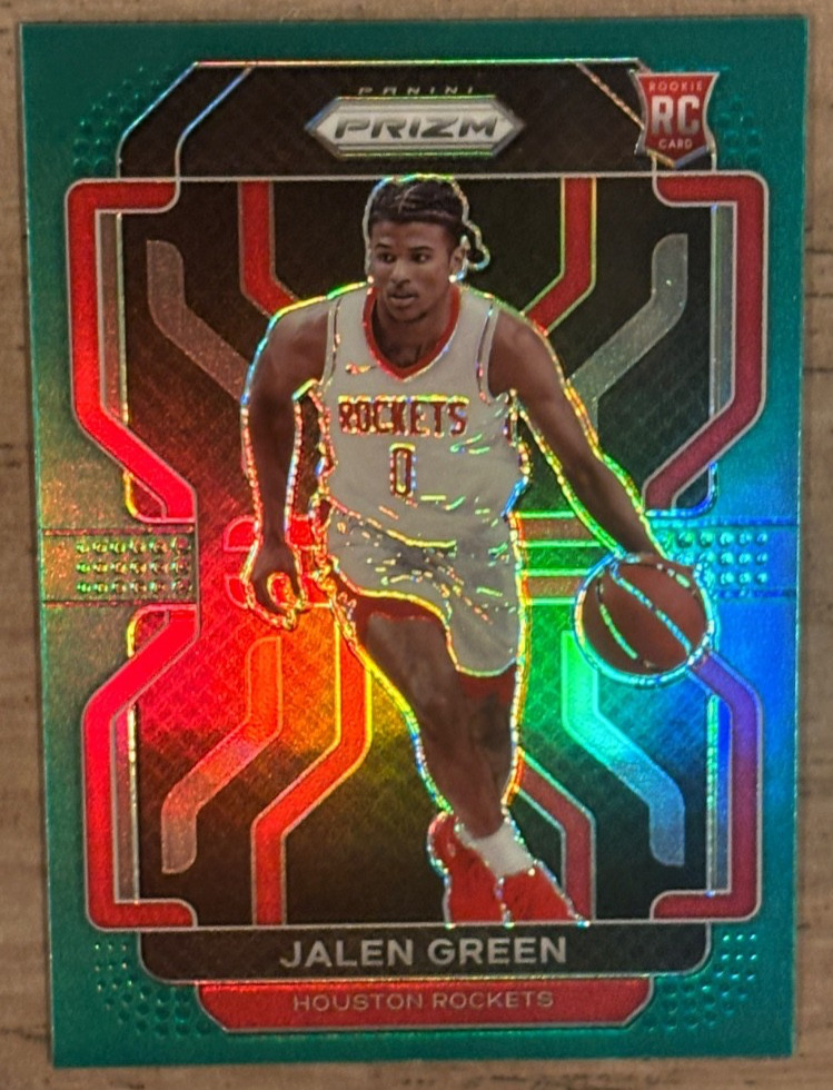 2021-22 Panini Prizm - Jalen Green #306 Green Prizm (RC)