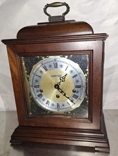 BARWICK U.S.A TRIPLE WESTMINSTER CHIME 8 DAY BRACKET CLOCK WORKING HOWARD MILLER