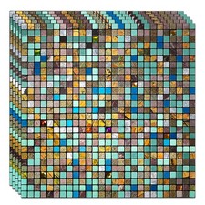 10 Sheets Peel and Stick Backsplash, Waterproof Mosaic Tile Self-Adhesive - E...