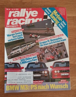 Rallye Racing 12/1990 BMW M3 E30 Evo - Porsche 928 GT - BMW M3 E30 Alpina