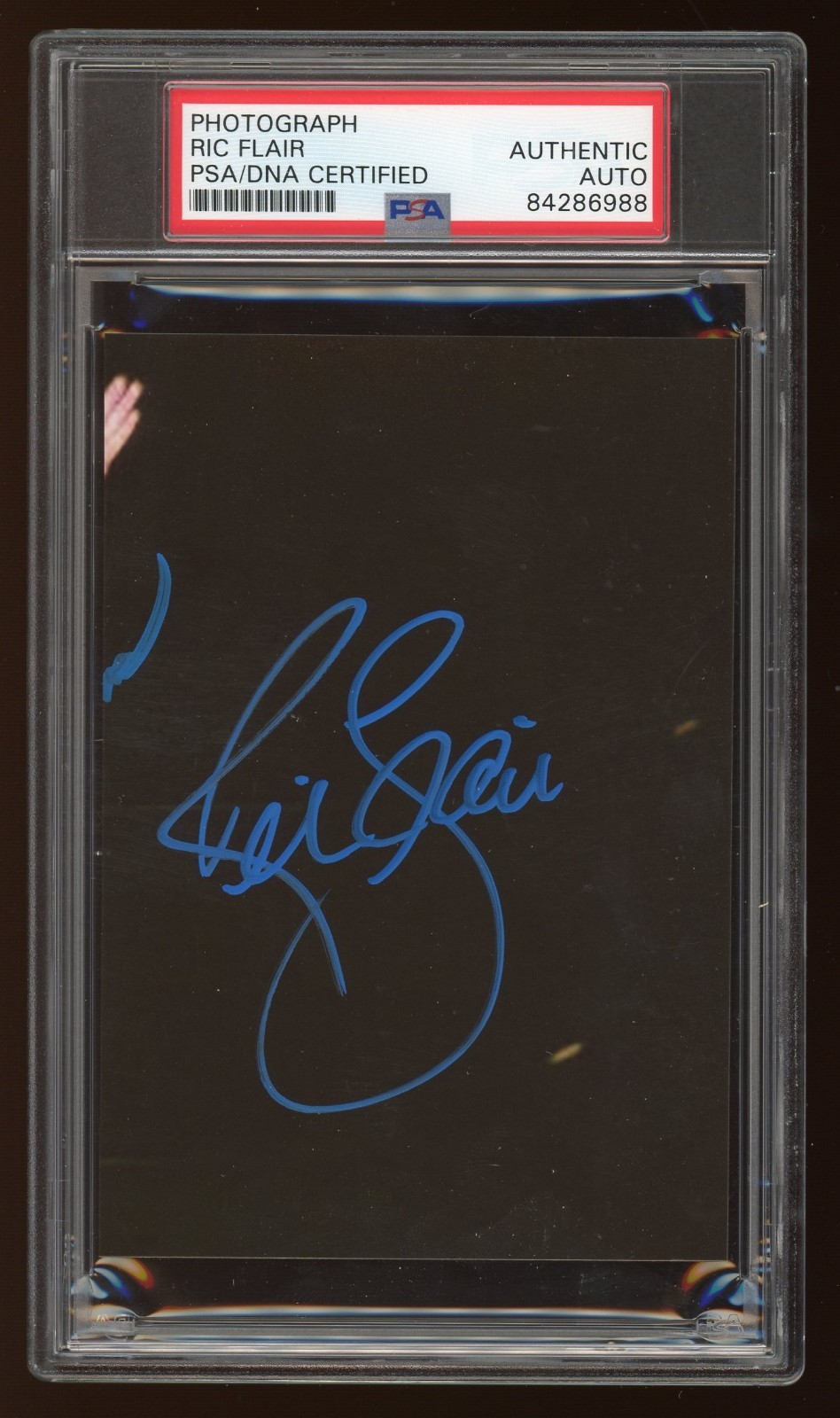 Ric Flair PSA/DNA Slabbed Signed 3.5x5 Autographed Auto Picture WWF 988