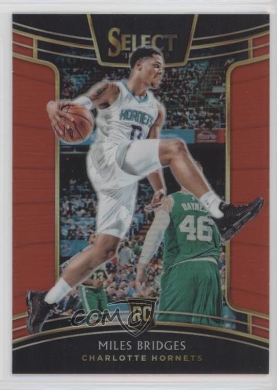 2018-19 Panini Select Concourse Red Prizm 19/199 Miles Bridges #17 k5j