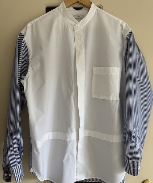 Men Uniqlo x Jil Sander Shirt White Cotton M