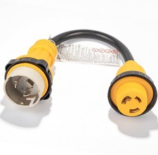 50 Amp to 30 Amp Marine Shore Power Adapter Cord, Marine 50A Plug SS2-50P to L5-