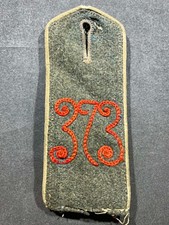 WW1 WWI Imperial German Army Military Feldgrau Shoulder Board Infantry Rgt 373