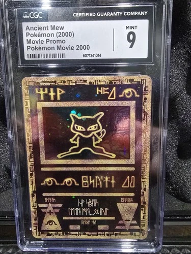 Pokémon Ancient Mew Movie Promo CGC 9 Holo 2000 Miscellaneous Cards & Products