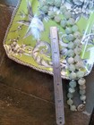 VINTAGE ESTATE fluorite bead chinese authentic antique shou bead necklace — photo 6