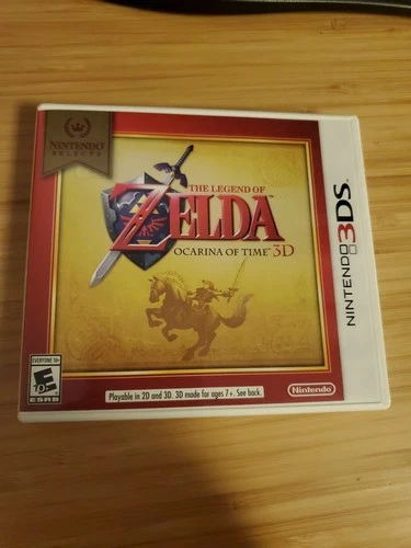 Nintendo The Legend of Zelda: Ocarina of Time 3D Nintendo 3DS w/ Case Tested