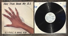 G.L.O.B.E. & Whiz Kid 12” Play That Beat Mr. D.J. 1983 Tommy Boy Music EX+ Vinyl