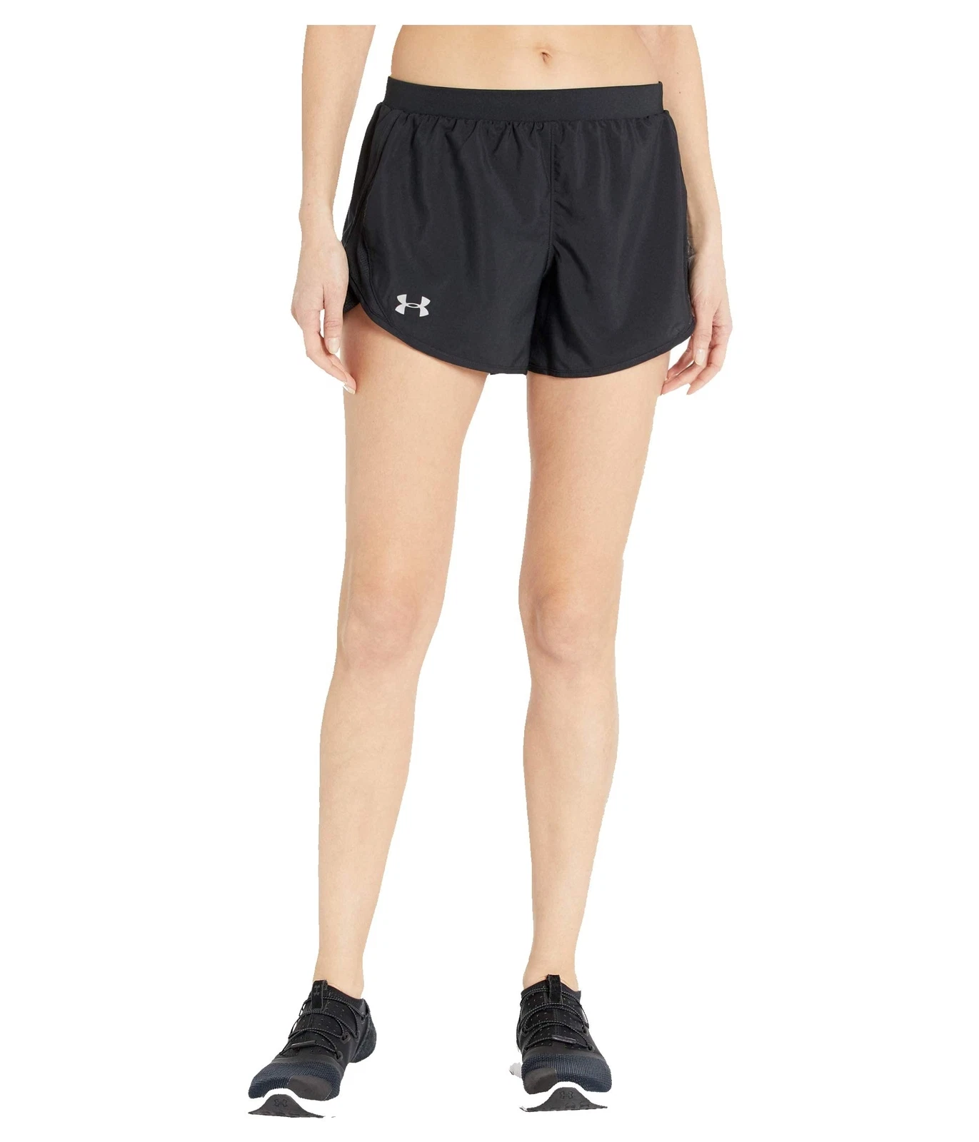 Under Armour 297312 Womens Fly By 2.0 Running Shorts Black (001)/Black , X-Small