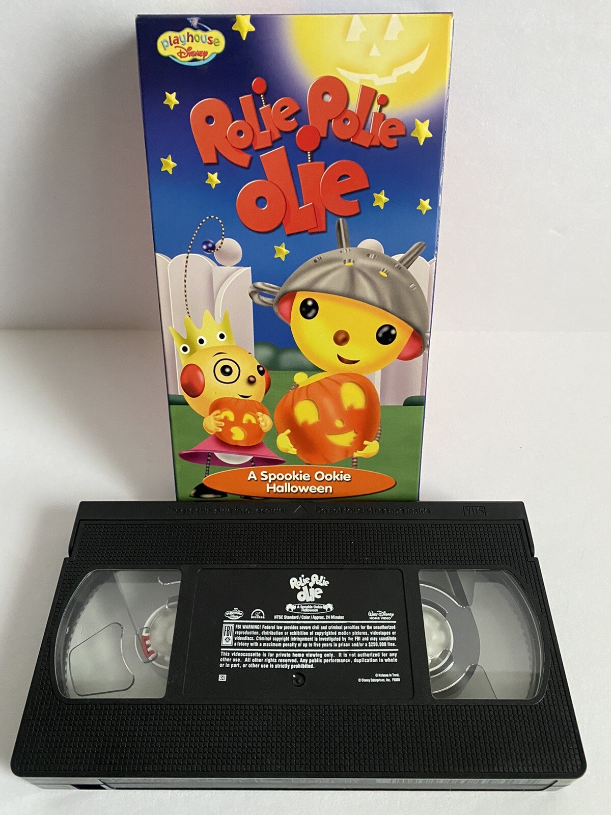 Rolie Polie Olie VHS Tape A Spookie Ookie Halloween 2001 Playhouse