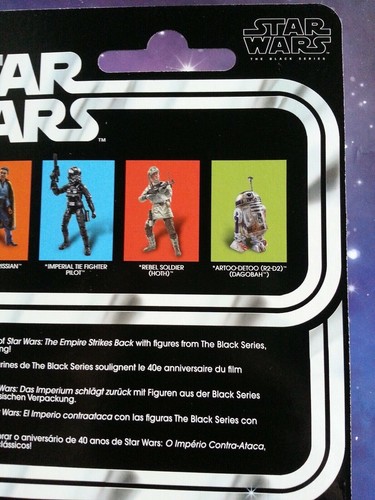 Star Wars 40th Anniversary R2-D2 ESB The Black Series Figure New Sealed Kenner - Picture 10 of 12