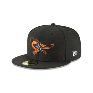 Baltimore-Orioles-New-Era-59-Fifty-Cooperstown-autentico-equipado-bone-chapeu-5950