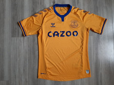 Everton Away football shirt 2020/2021 Jersey Hummel Yellow Soccer Size S