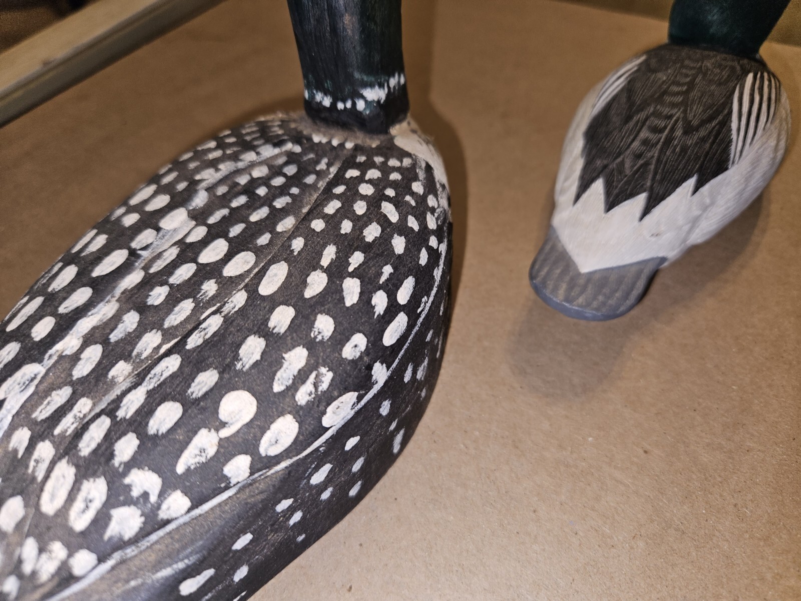 Handmade Wood Duck Decoys Hand Painted eBay