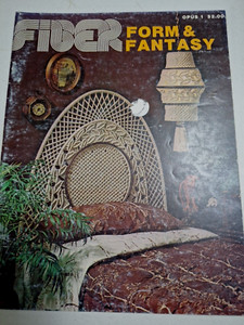 Fiber Form & Fantasy Macrame Weaving Pattern Magazine VTG 70's Green Gables