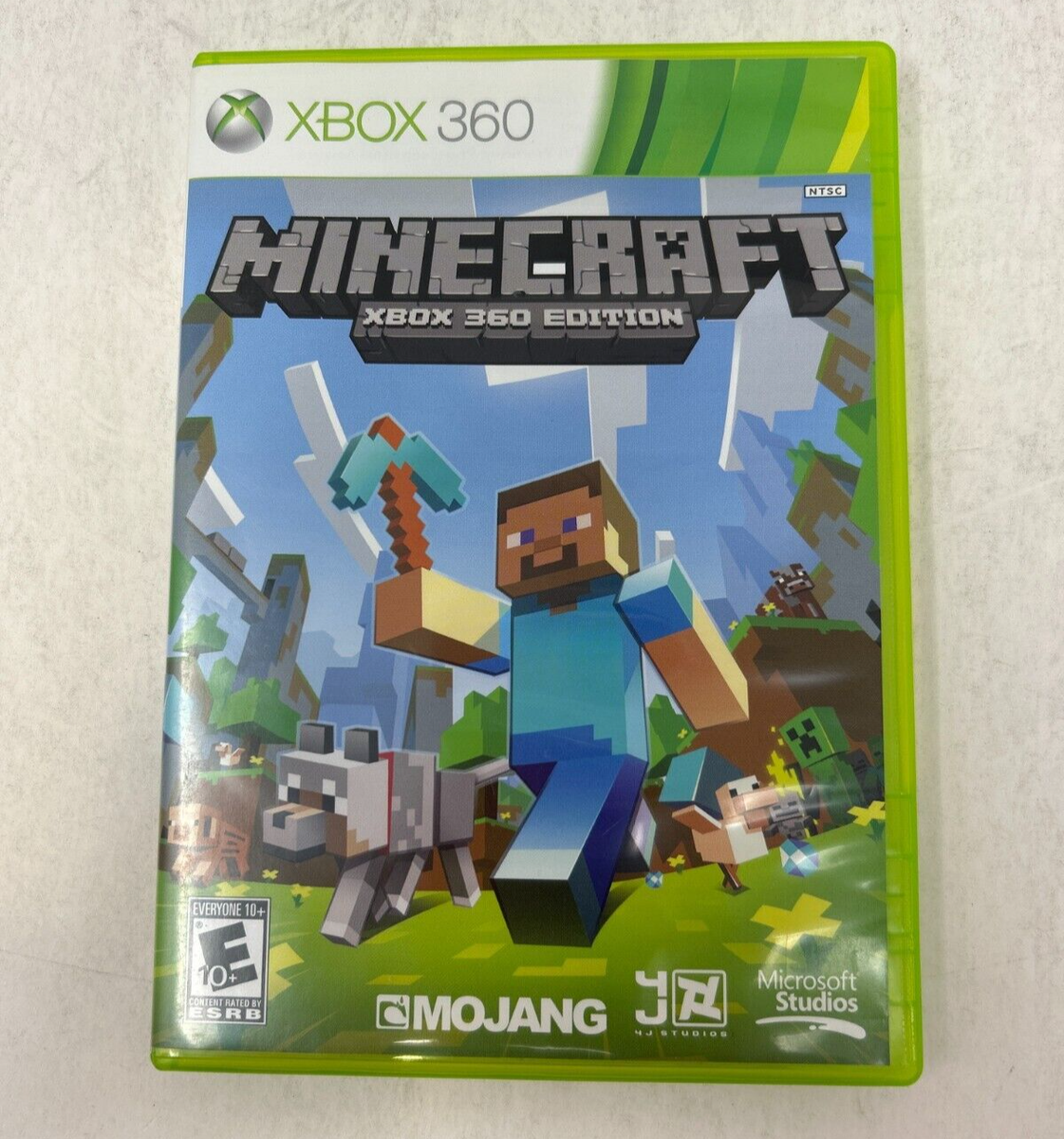 Case Only NO GAME OR MANUAL Minecraft Xbox 360 Edition Authentic