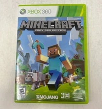 Case Only NO GAME OR MANUAL Minecraft Xbox 360 Edition Authentic