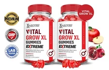 Vital Grow XL Extreme Gummies 2000MG Premium Formula For Men 2 Pack