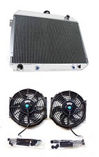 Aluminum Radiator FOR 68-74 Dodge Charger Challenger 6.3L-7.2L 383-440ci V8&FANS