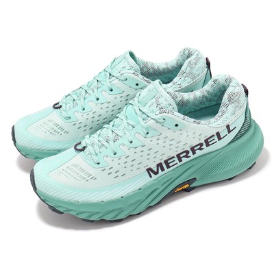 Merrell Agility Peak 5 Vibram Frost Blue Women Trail Running Shoes J068266