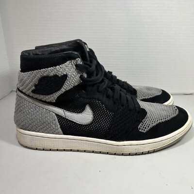 Nike Air Jordan Retro HI FlyKnit Shadow Mens SIZE 12 READ Grey