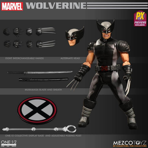Marvel Mezco Px Previews X Force Wolverine One 12 Scale Action Figure Ebay