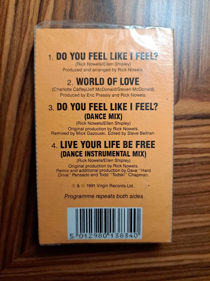 Belinda Carlisle Do You Feel Like I Feel Cassette Single Collectors Item - Image 2 of 4