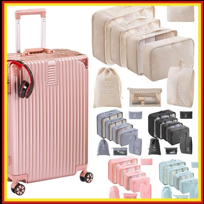 8 Pieces Set Travel Organizer Storage Bags Portable Luggage Organizer for Travel