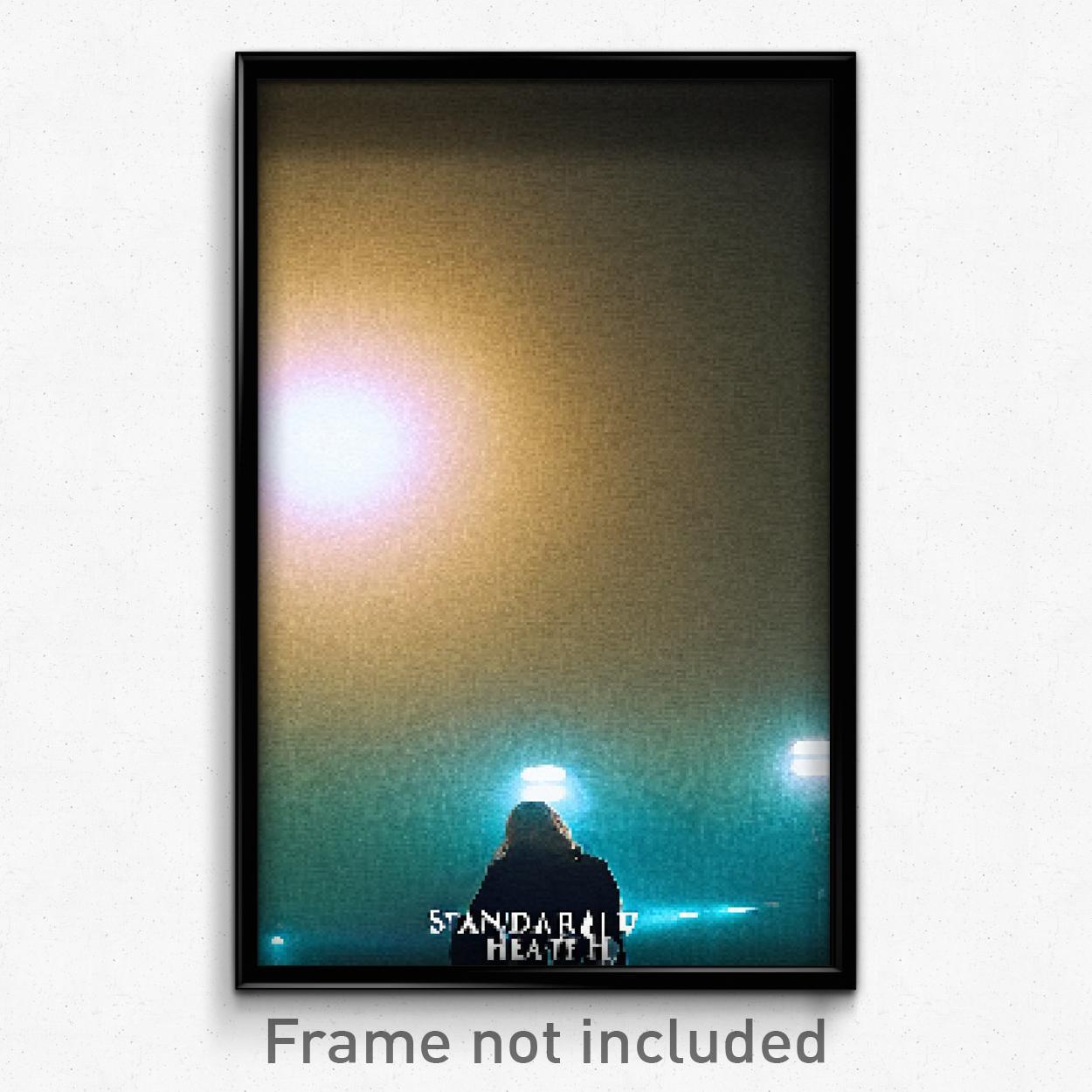 Pixel Art Poster - Standard Heath (8 Bit Psychedelic Trippy Video Game Print)