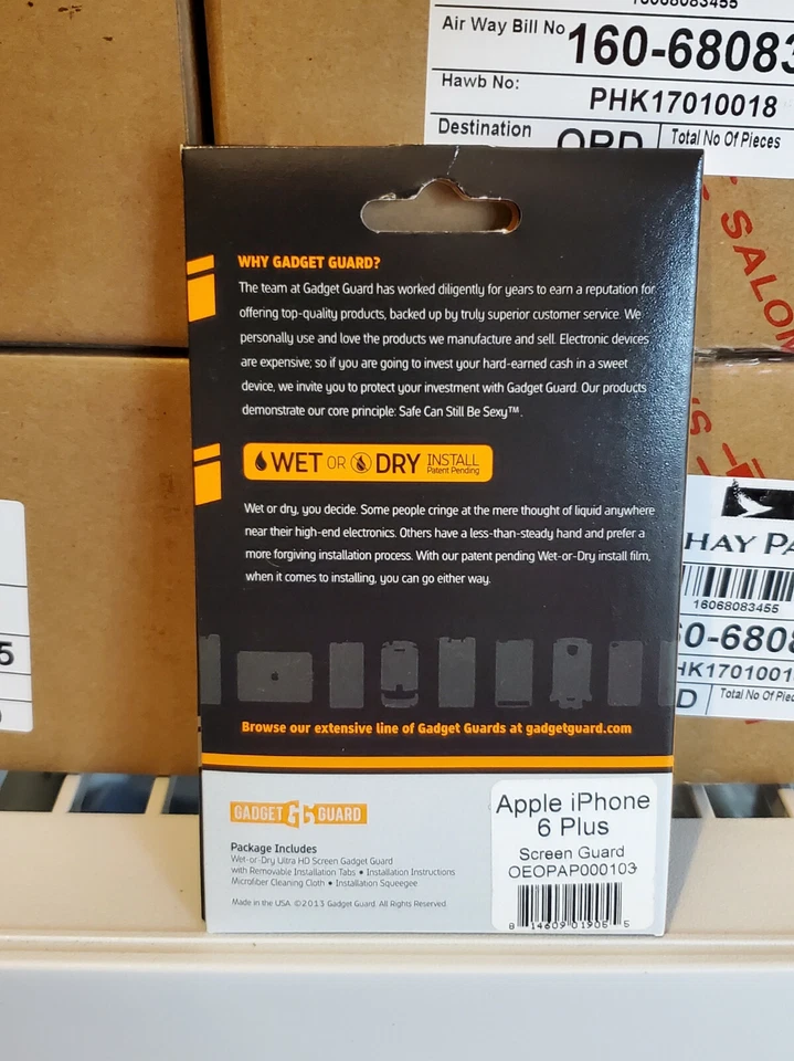 Gadget Guard iPhone 8+ / 7+ / 6s+ / 6+ HD Self Healing Screen Protector - 0103 - Image 2 of 2