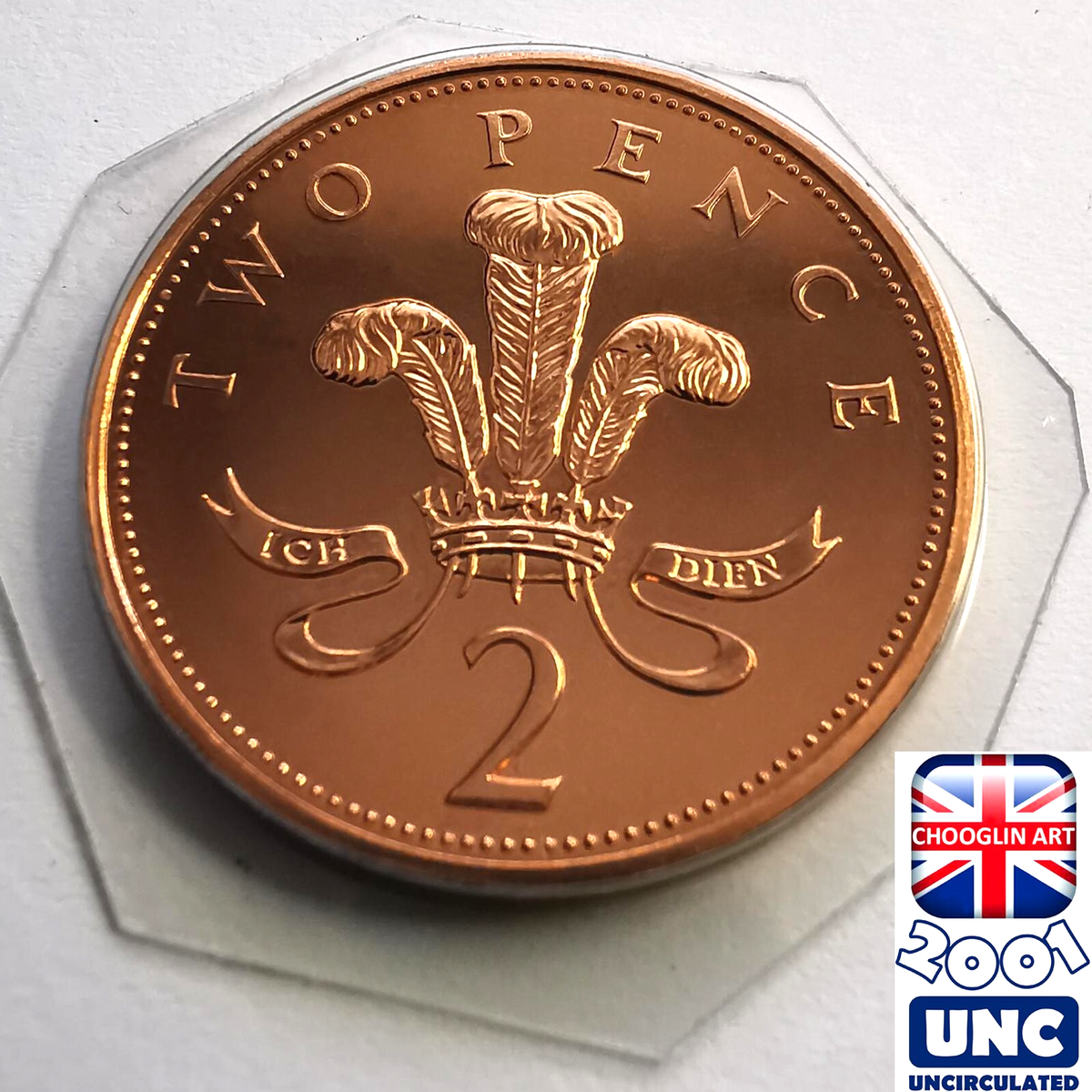 BRILLIANT UNC) BRITISH 2001 ELIZABETH II TWO PENCE 2p coin, 25 Years Old! |  eBay UK