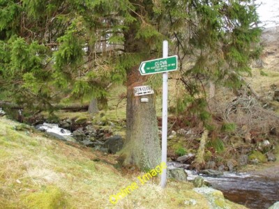 Photo 6x4 Start of path to Glen Clova Glenlee/NO4179 A Scottish Rights o c2012