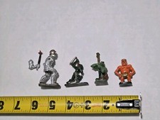 Ral Partha Miniatures 1979-1981 Dungeons  Dragons Painted Lot of 4 Figures