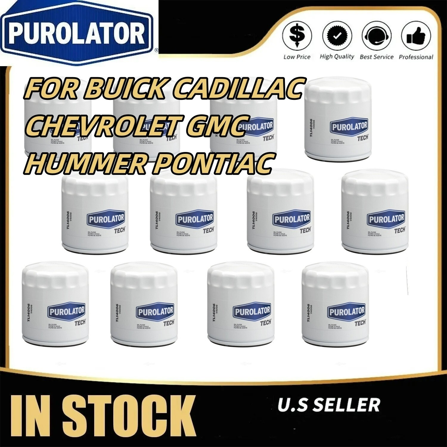 M4006 For Buick Cadillac Chevrolet Gmc Hummer Pontiac - Case Of 12