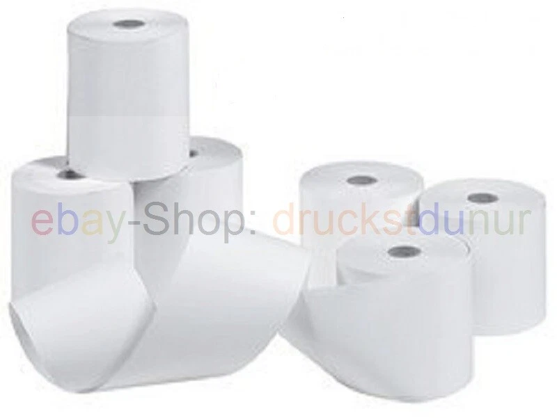 KORES Additionsrollen / Kassenrollen für Ibico 1232X robustes hochweißes Papier