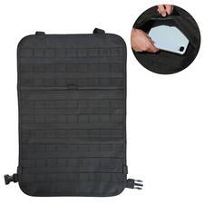 Car Tactical Vehicle Molle Panel Seat Back Protector Cover Organizer Storage Bag