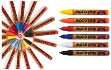 MOLOTOW ONE4ALL 127HS-CO Acrylic Paint Marker - Single Art Pens - Free Shipping