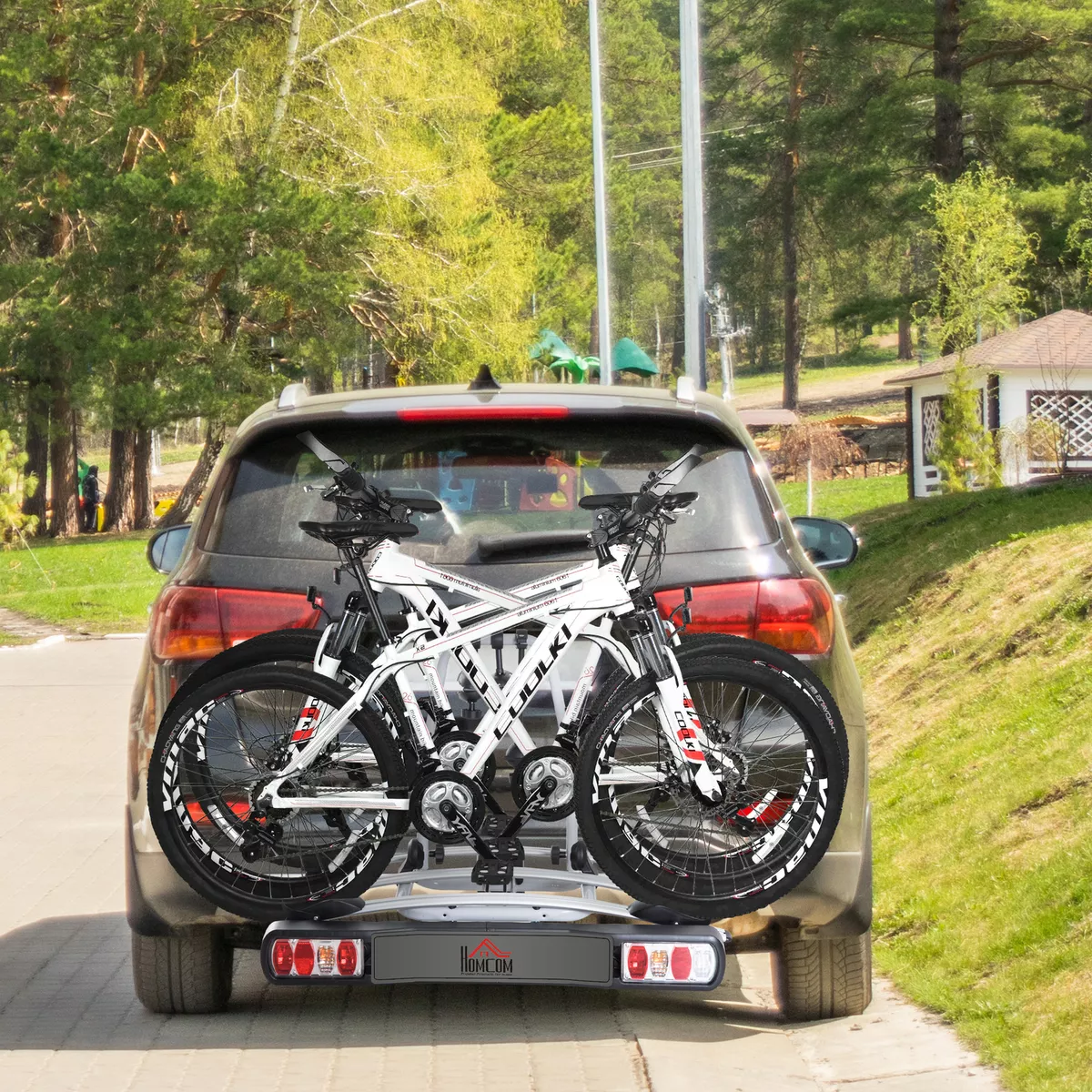 3 Bicycle Carrier Rear mounted Mountain Road Bike Rear Rack w