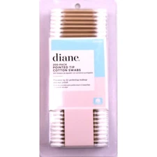 Diane Pointed Cotton Swabs 3" – 200 Pack Precision Tips for Makeup & Nails
