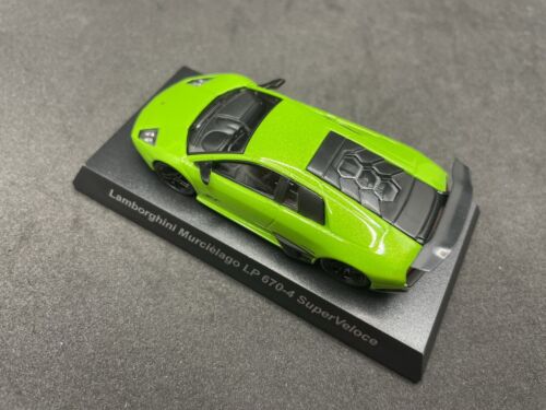 Kyosho 1/64 Lamborghini collection6 Murcielago LP 670-4 Super Veloce Green 75B1 - Picture 3 of 5
