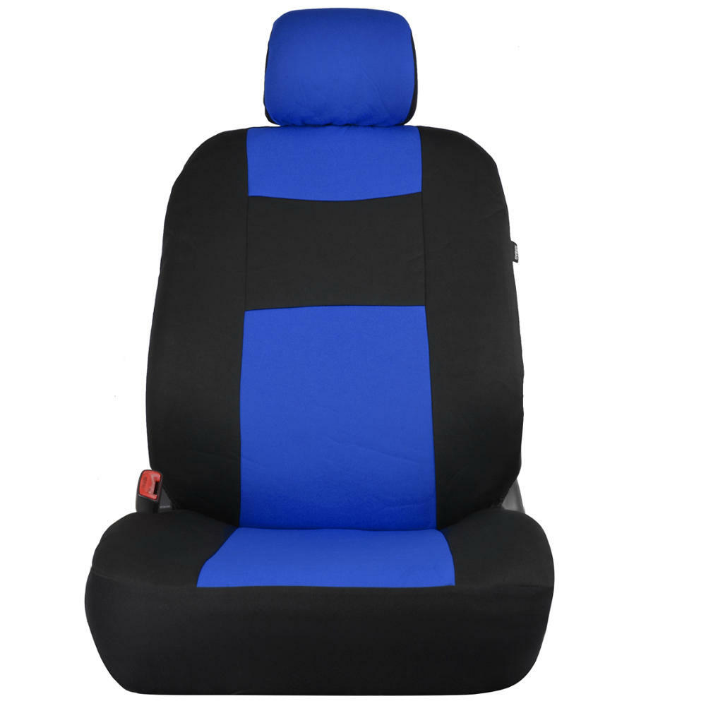 Blue Black Car Seat Covers for Car Truck SUV Van PolyPro Universal