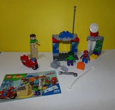 Lego Duplo Marvel Superheroes 10876 Spider-Man & Hulk Sandman Adventure Complete