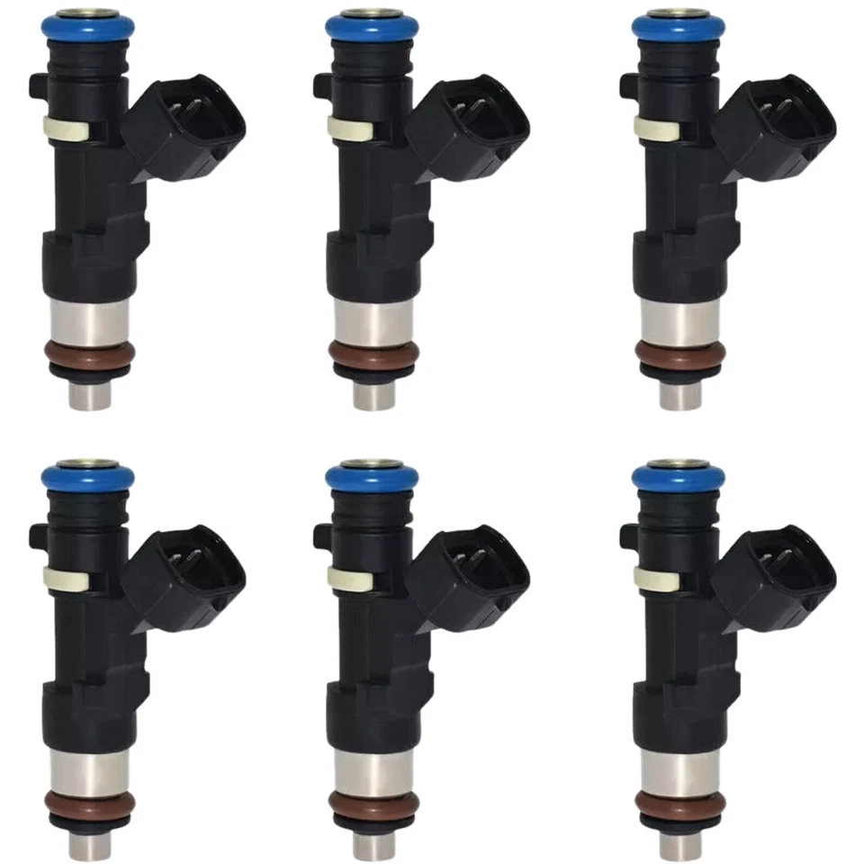 6 piezas inyectores de combustible para Nissan Máxima Quest Altima Murano 3,5 L 0280158005 Foto 2 de 4