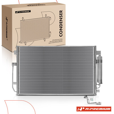 AC Condenser w/ Receiver Drier w/ Bracket for Nissan Altima 2013-2018 2.5L 3.5L