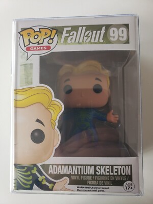 Adamantium Skeleton #99 Fallout Funko Pop Vinyl VAULTED With P/P
